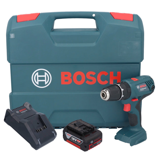 Bosch GSB 18V-21 trapano a percussione a batteria 18 V 55 Nm + 1x batteria ricaricabile 5,0 Ah + caricabatterie + valigetta a L