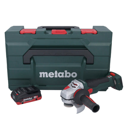 Metabo WB 18 LTX BL 15-125 Quick cordless angle grinder 18 V 125 mm brushless + 1x rechargeable battery 4.0 Ah + metaBOX - without charger