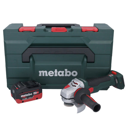 Metabo WB 18 LTX BL 15-125 Quick cordless angle grinder 18 V 125 mm brushless + 1x rechargeable battery 5.5 Ah + metaBOX - without charger