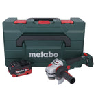 Metabo WB 18 LTX BL 15-125 Quick cordless angle grinder 18 V 125 mm brushless + 1x rechargeable battery 5.5 Ah + metaBOX - without charger
