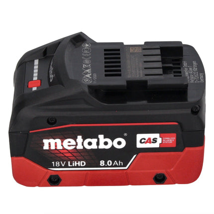 Metabo WB 18 LTX BL 15-125 Quick cordless angle grinder 18 V 125 mm brushless + 1x rechargeable battery 8.0 Ah + metaBOX - without charger