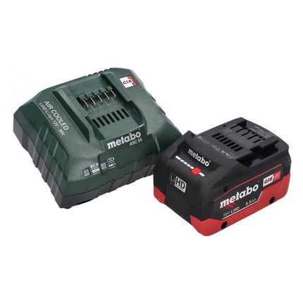 Metabo W 18 7-125 Akku Winkelschleifer 18 V 125 mm + 1x Akku 5,5 Ah + Ladegerät + metaBOX - Toolbrothers