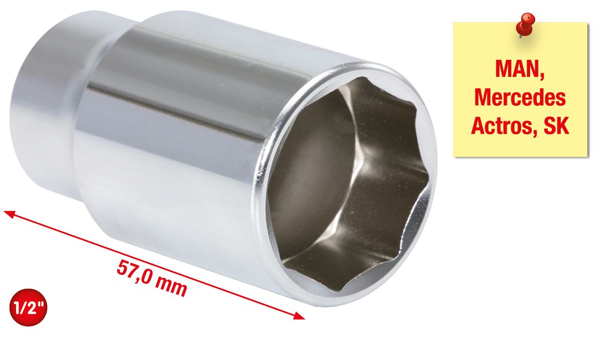 CTA Tools Schlitz-Doppel-D-Stecknuss 6x8 Mm – Für Stoßdämpfer Und Federbein-Service