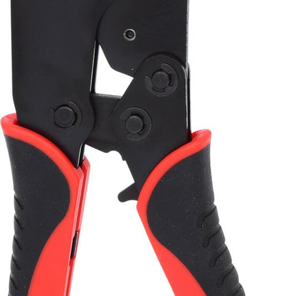KS TOOLS Crimpzange für isolierte Kabelschuhe, 220mm ( 115.1425 ) - Toolbrothers
