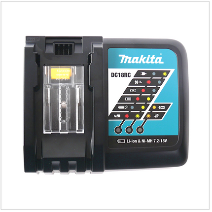 Cargador rápido Makita DC 18 RC + Batería Makita BL 1850 B - 18 V 5.0 Ah Li-Ion