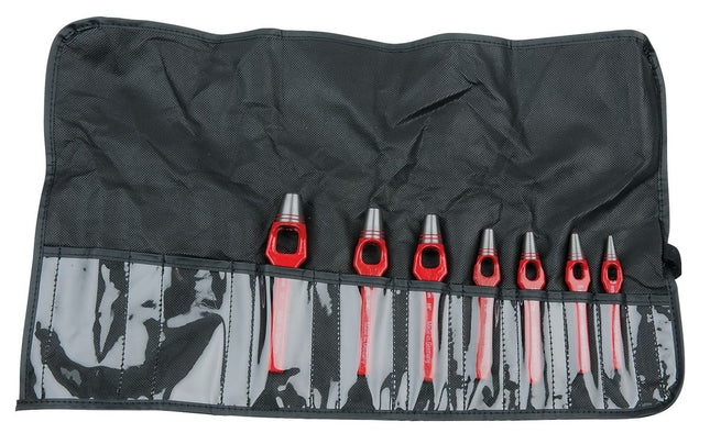 KS TOOLS Serie di fustelle a cavallotto, 7 pz: ( 129.2102 )