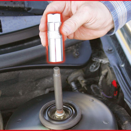 KS TOOLS Stoßdämpfer-Außensechskant-Gegenhalter-Stecknuss, 16 mm ( 150.9416 ) - Toolbrothers