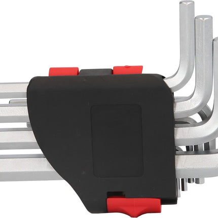 KS TOOLS Innensechskant-Winkelstiftschlüssel-Satz, im Klapphalter,10-tlg1,5-10mm ( 151.5080 )