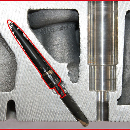 KS TOOLS Universal Glühkerzenspitzen-Ausbohrsatz M8 x 1,0 ( 152.1640 ) - Toolbrothers