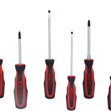KS TOOLS ERGOTORQUEplus Schraubendreher-Satz, 6-tlg Schlitz, PH ( 159.0010 ) - Toolbrothers