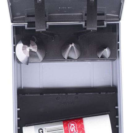 KS TOOLS HSS Co Blechschälbohrer-Satz, Kunststoffkassette 4-tlg ( 336.0543 ) - Toolbrothers