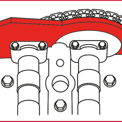 KS TOOLS Motoreinstell-Werkzeug-Satz für BMW / Mini, 6-tlg ( 400.1225 )