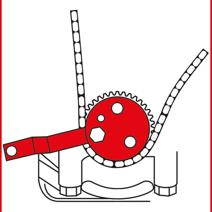 KS TOOLS Serie di utensili per messa in fase motore per Ford, 4 pz ( 400.4275 )