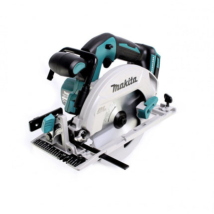 Makita DHS 680 RMJ Akku Handkreissäge 18 V 165 mm Brushless + 2x Akku 4,0 Ah + Ladegerät + Adapter + Makpac - Toolbrothers
