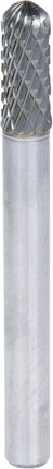 KS TOOLS Fresa con vástago HM cilíndrica de punta redonda forma C, 6 mm ( 515.3242 )
