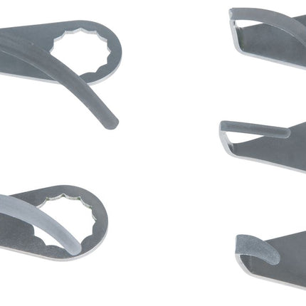 KS TOOLS Schaberklinge, gebogen, geschwungen, Klingenlänge 63mm ( 515.5095 ) - Toolbrothers