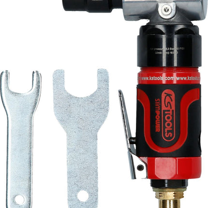 KS TOOLS SlimPOWER Mini-Druckluft-Winkelstabschleifer, 19.000 U/min ( 515.5535 ) - Toolbrothers