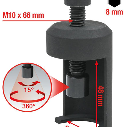KS TOOLS Universal-Wischarm-Abzieher 23,5mm ( 700.1198 ) - Toolbrothers