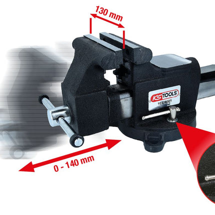 KS TOOLS Parallel-Schraubstock, 5" ( 914.0005 ) - Toolbrothers