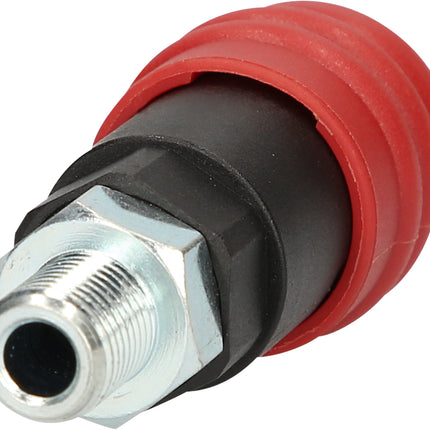 KS TOOLS 2 Stufen-Druckluft-Sicherheitskupplung, 1/4" ( 999.9092 ) - Toolbrothers