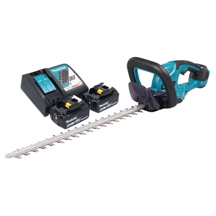 Makita DUH 507 RG2 Cordless hedge trimmer 18 V 50 cm + 2x battery 6.0 Ah + charger
