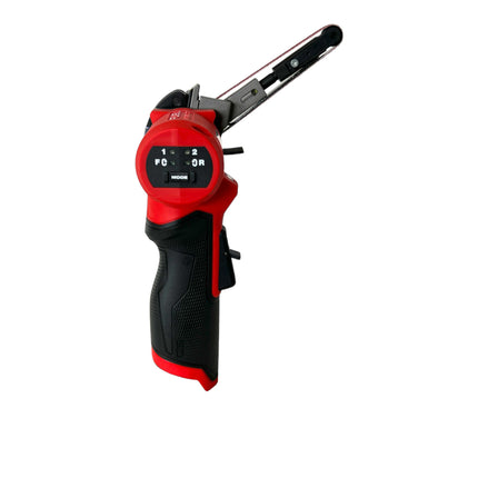 Milwaukee M12 FBFL10-401 Akumulatorowy pilnik taśmowy 12 V 10 x 330 mm + 1x akumulator 4,0 Ah + ładowarka