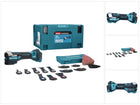 Makita DTM 52 ZJX2 Cordless Multifunctional Tool 18 V Starlock Max Brushless + 43 pcs. accessory set + Makpac - without battery, without charger