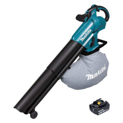 Makita DUB 187 T Soffiatore e aspirafoglie a batteria 18 V Brushless + 1x batteria 5,0 Ah - senza caricabatterie