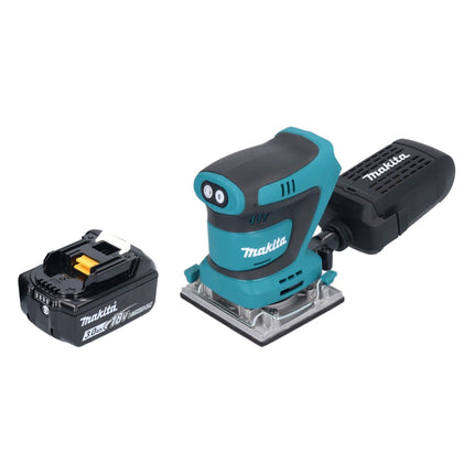 Makita DBO 484 F1 cordless orbital sander 18 V 112 x 102 mm + 1x rechargeable battery 3.0 Ah - without charger