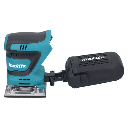 Makita DBO 484 T1J cordless orbital sander 18 V 112 x 102 mm + 1x rechargeable battery 5.0 Ah + Makpac - without charger