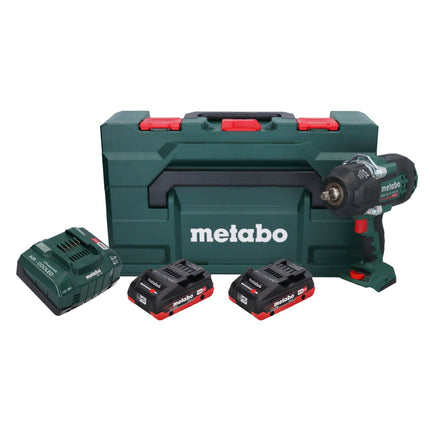 Metabo SSW 18 LTX 1450 BL Akku Schlagschrauber 18 V 1450 Nm Brushless + 2x Akku 4,0 Ah + Ladegerät + metaBOX