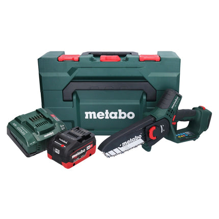 Metabo MS 18 LTX 15 Akku Gehölzsäge 18 V 15 cm 5 m/s + 1x Akku 5,5 Ah + Ladegerät + metaBOX