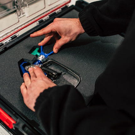 Qbrick System ONE Organizer 2XL 2.0 MFI sztaplowany 582 x 387 x 172 mm 19,5 l IP66 z wkładem piankowym