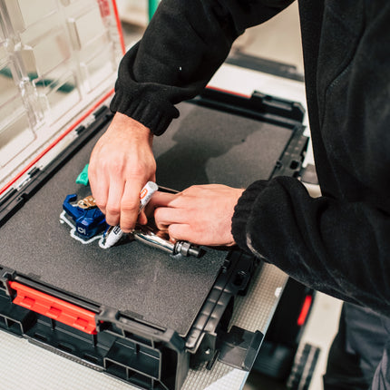 Qbrick System ONE Organizer 2XL 2.0 MFI sztaplowany 582 x 387 x 172 mm 19,5 l IP66 z wkładem piankowym