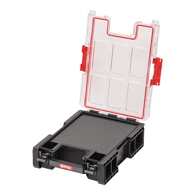 Qbrick System ONE Organizador M Plus MFI apilable 364 x 264 x 106 mm 4 l IP66 con inserto de espuma