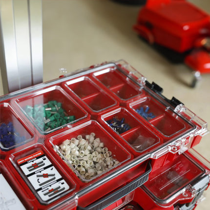 Qbrick System PRO 100 RED ULTRA HD Organiser 452 x 296 x 79 mm 5 l stackable IP54