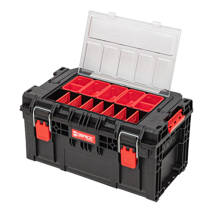 Qbrick System PRIME Toolbox 250 Expert with organiser stackable 535 x 327 x 277 mm 26l IP66 with 10 dividers + 5 inlays