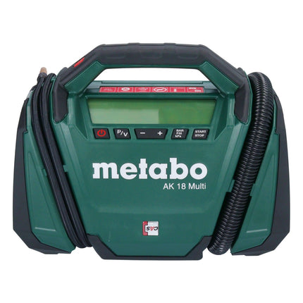 Metabo AK 18 Multi compresor sin cable 18 V 11 bar + 1x batería 4,0 Ah + cargador
