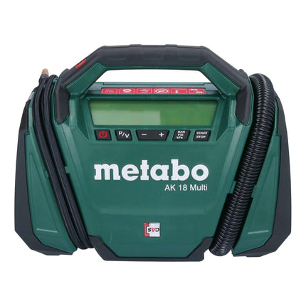 Metabo AK 18 Multi compresor sin cable 18 V 11 bar + 2x batería 4,0 Ah + cargador