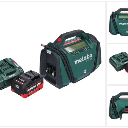 Metabo AK 18 Multi compresor sin cable 18 V 11 bar + 1x batería recargable 5,5 Ah + cargador