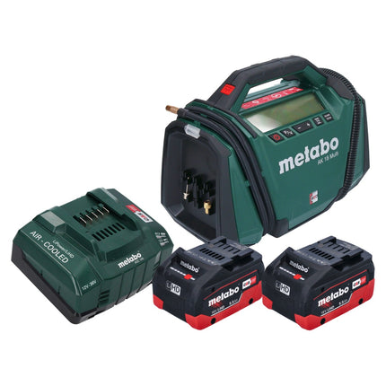 Metabo AK 18 Multi compresor sin cable 18 V 11 bar + 2x batería recargable 5,5 Ah + cargador