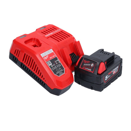 Milwaukee M18 ONEFPRT-501X cordless blind riveter 18 V 20 kN brushless + 1x rechargeable battery 5.0 Ah + charger + HD box