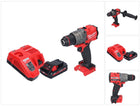 Milwaukee M18 FPD3-301 cordless impact drill 18 V 158 Nm brushless + 1x rechargeable battery 3.0 Ah + charger