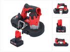 Sierra de cinta sin cable Milwaukee M12 BS-601 12 V 41 x 41 mm + 1x batería 6.0 Ah - sin cargador