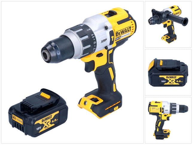 Taladradora de percusión sin cable DeWalt DCD 996 N 18 V 95 Nm sin escobillas + 1x batería recargable 4,0 Ah - sin cargador