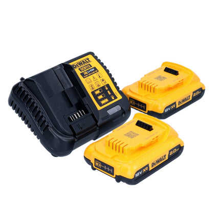 Akumulatorowy klucz udarowy DeWalt DCF 887 D2 18 V 205 Nm 1/4" bezszczotkowy + 2x akumulator 2,0 Ah + ładowarka