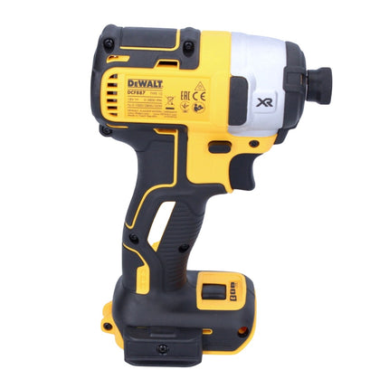 Akumulatorowy klucz udarowy DeWalt DCF 887 P1 18 V 205 Nm 1/4" bezszczotkowy + 1x akumulator 5,0 Ah + ładowarka