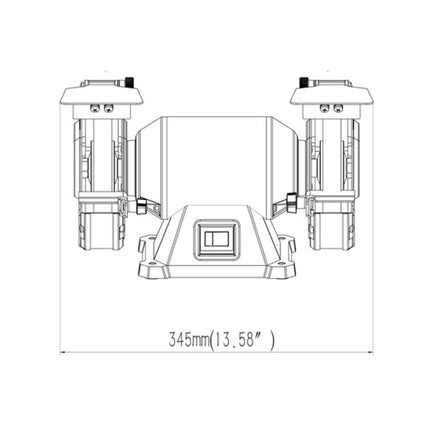 Podwójna szlifierka Metabo DS 150 M 370 W 150 x 20 x 20 mm ( 604150000 )
