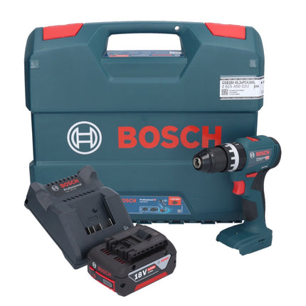 Bosch GSB 18V-45 Professional 18 V 45 Nm Brushless trapano avvitatore a percussione senza filo + 1x batteria 4,0 Ah + caricabatterie + L-Case