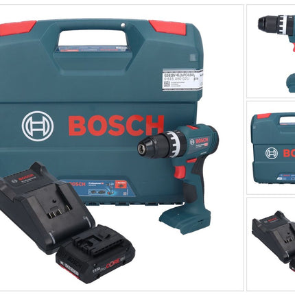 Bosch GSB 18V-45 Professional Akku Schlagbohrschrauber 18 V 45 Nm Brushless + 1x ProCORE Akku 4,0 Ah + Ladegerät + L-Case